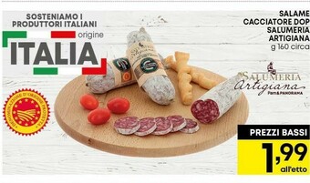 Pam Salumeria artigiana salame cacciatore dop offerta