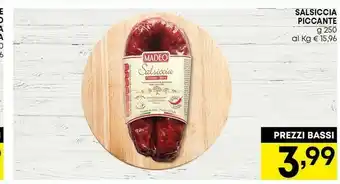 Pam Salsiccia piccante offerta