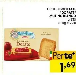 Pam Le dorate fette biscottate 630 g(ml) offerta