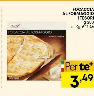 Pam Focaccia al formaggio 280 g offerta