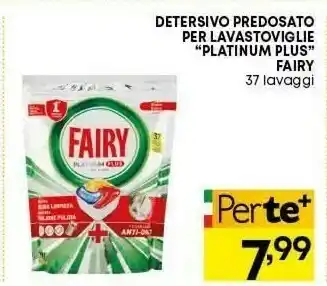 Pam Detersivo predosato per lavastoviglie platinum plus offerta