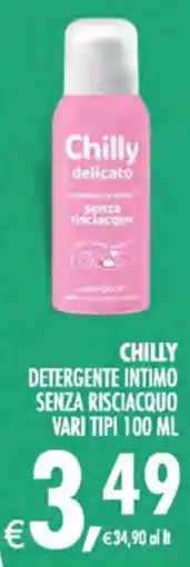 Deco Superstore Chilly detergente intimo senza risciacquo offerta