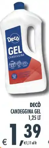 Deco Superstore Decò candeggina gel offerta
