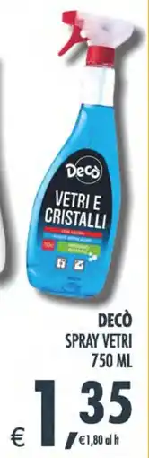 Deco Superstore Decò spray vetri offerta