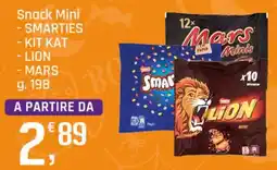 Supermercati Dok Snack Mini Smarties/Kit Kat/Lion/Mars offerta