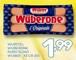 Il Centesimo Würstel Wuberone puro suino offerta