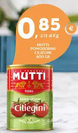 Extra Supermercati Mutti pomodorini ciliegini offerta