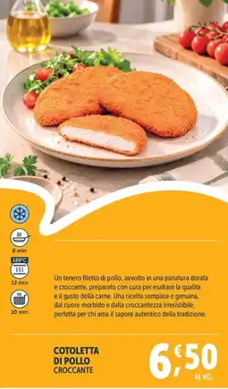 Deco Superfreddo Cotoletta di pollo croccante offerta