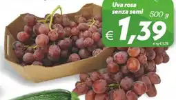 Iper Super Conveniente Uva rosa senza semi offerta