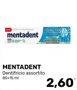 Iper Tosano Mentadent Dentifricio assortito offerta