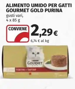 Coop Alimento umido per gatti Gourmet Gold Purina offerta