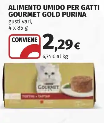 Alimento umido per gatti Gourmet Gold Purina