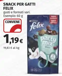 Coop Snack per gatti Felix offerta