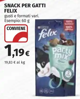Snack per gatti Felix
