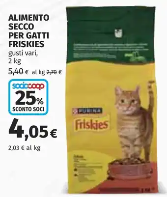 Alimento secco per gatti Friskies