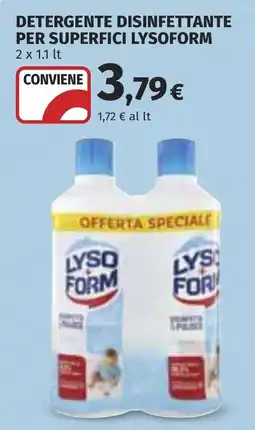 Coop Detergente disinfettante per superfici Lysoform offerta