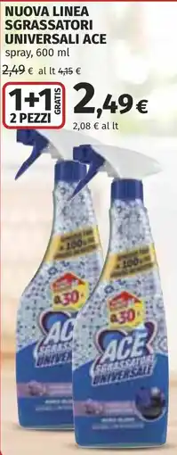 Coop Sgrassatori universali Ace offerta