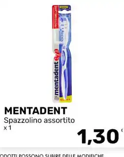 Iper Tosano Mentadent spazzolino assortito offerta