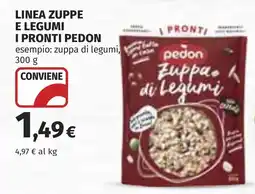 Coop Zuppa di legumi Pedon offerta