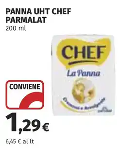 Coop Panna UHT Chef Parmalat offerta