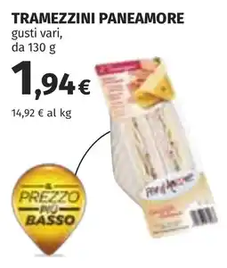 Coop Tramezzini Paneamore offerta