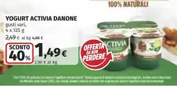 Coop Yogurt Activia Danone offerta