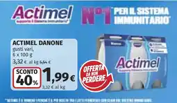 Coop Actimel Danone offerta