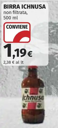 Coop Birra Ichnusa offerta