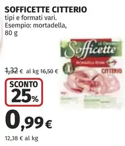 Coop Sofficette Citterio offerta