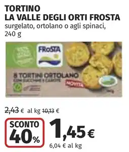 Coop Tortino degli orti Frosta offerta