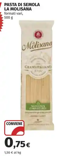 Coop Pasta di semola La Molisana offerta