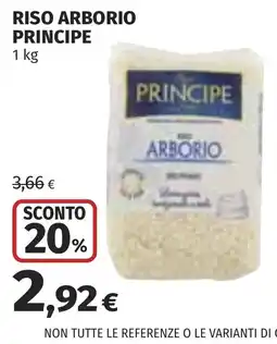Coop Riso Arborio Principe offerta