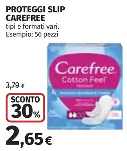 Coop Proteggi slip Carefree offerta