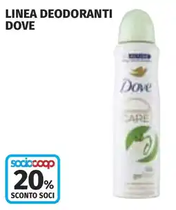 Coop Deodorante Dove Care offerta