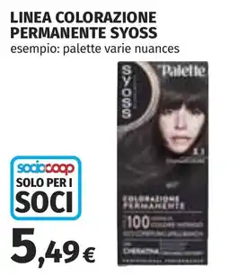 Coop Colorazione permanente Syoss offerta