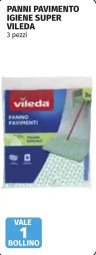 Coop Panni pavimento igiene super vileda offerta