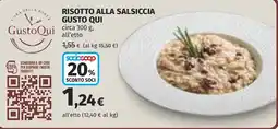 Coop Risotto alla salsiccia GustoQui offerta