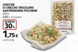 Coop Chicche tricolore gastronomia piccinini offerta