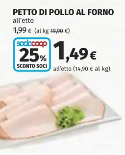 Coop Petto di pollo al forno offerta