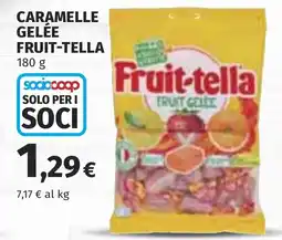 Coop Caramelle gelée Fruit-tella offerta