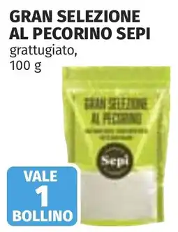 Coop Gran selezione al pecorino sepi grattugiato offerta