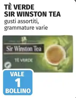 Coop Tè verde Sir Winston Tea offerta