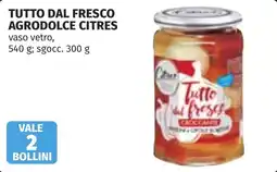 Coop Tutto dal fresco agrodolce citres offerta