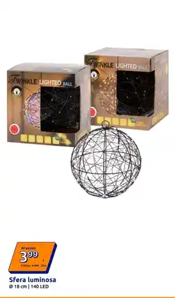 Action Sfera luminosa offerta