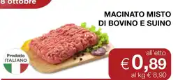 Coop Macinato misto di bovino e suino offerta