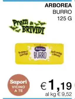 Coop ARBOREA BURRO offerta