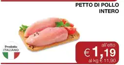 Coop Petto Di Pollo Intero offerta