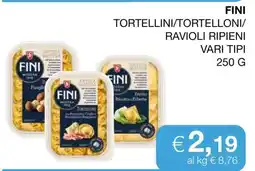 Coop FINI TORTELLINI/TORTELLONI RAVIOLI RIPIENI offerta