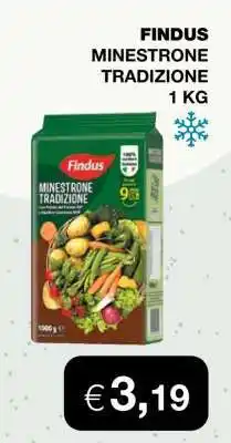 Coop FINDUS MINESTRONE TRADIZIONE 1 KG offerta