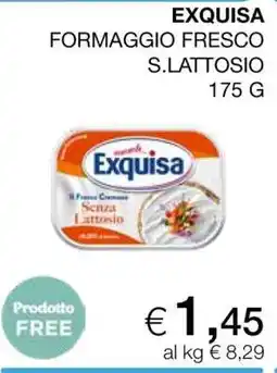 Coop EXQUISA FORMAGGIO FRESCO S.LATTOSIO offerta